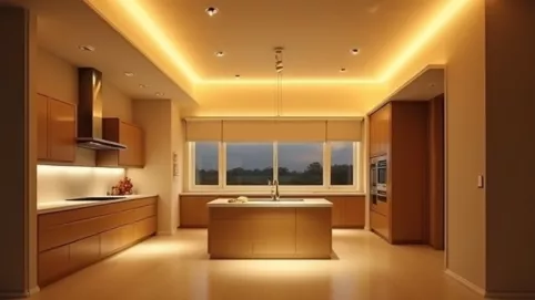 Jak rozmieścić halogeny na suficie