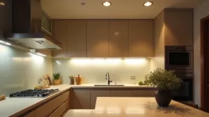 Jak rozmieścić halogeny na suficie w kuchni