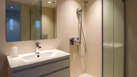 jak rozmieścić halogeny w małej łazience