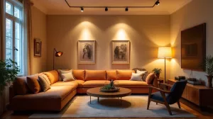 jak rozmiescic halogeny w salonie