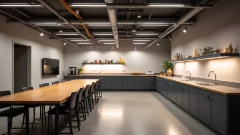 Jak rozmieścić halogeny w suficie podwieszanym