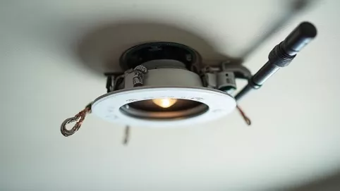 Jak wyjąć oprawę halogenową z sufitu