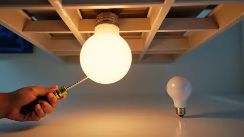 Jak wymienić halogen w suficie podwieszanym