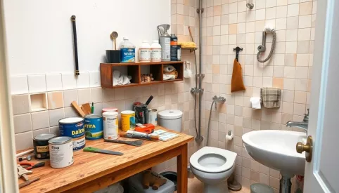 jak wyremontować łazienkę tanim kosztem Olsztyn