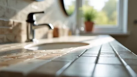 Jak zrobić blat łazienkowy z płytek