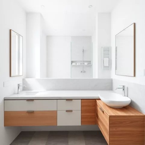 Jaki blat do łazienki pod umywalkę