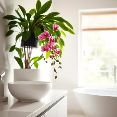 Jaki kwiat do łazienki z oknem