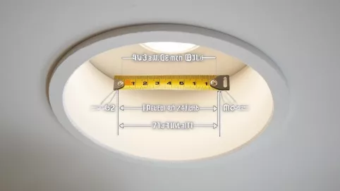 jaki otwór pod halogen sufitowy