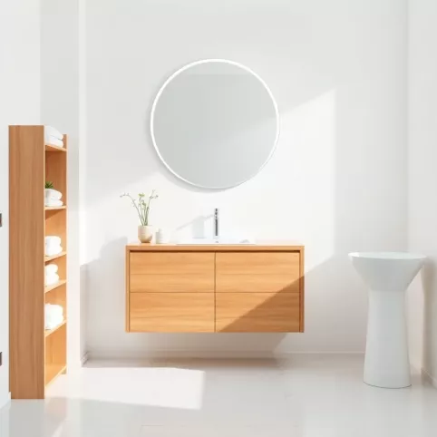 jakie meble do białej łazienki