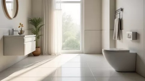 jakie płytki podłogowe do małej łazienki