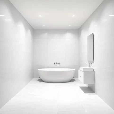 Jakiej wielkości płytki do małej łazienki