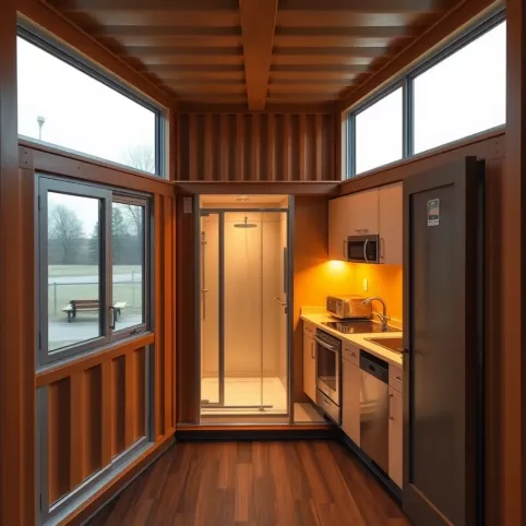 Kontener mieszkalny z kuchnią i łazienką cena