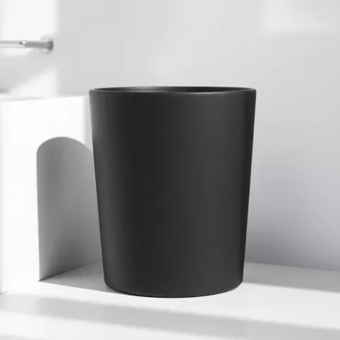 Kosz do łazienki czarny MAT
