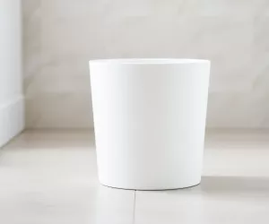 Kosz łazienkowy biały 5L