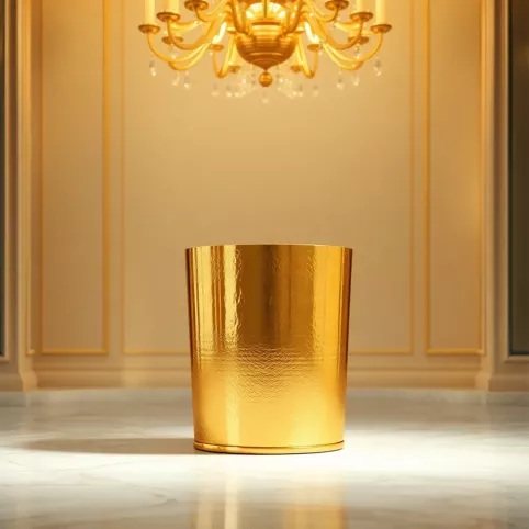 Kosz na śmieci do łazienki glamour