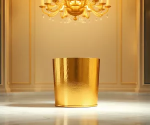 Kosz na śmieci do łazienki glamour