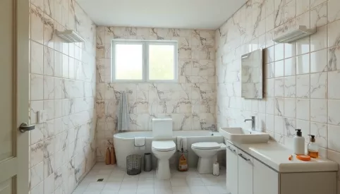 Koszt remontu łazienki 5m2 robocizna 2025 Katowice