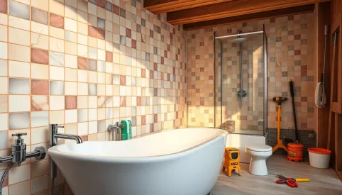 Koszt remontu łazienki 5m2 robocizna 2025 Kielce