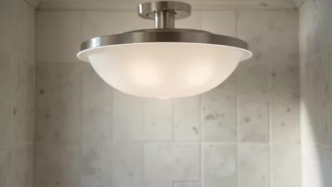 Lampa sufitowa do łazienki