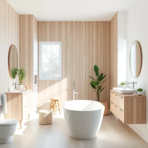 Łazienka skandynawska Inspiracje