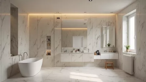 łazienka sufit podwieszany