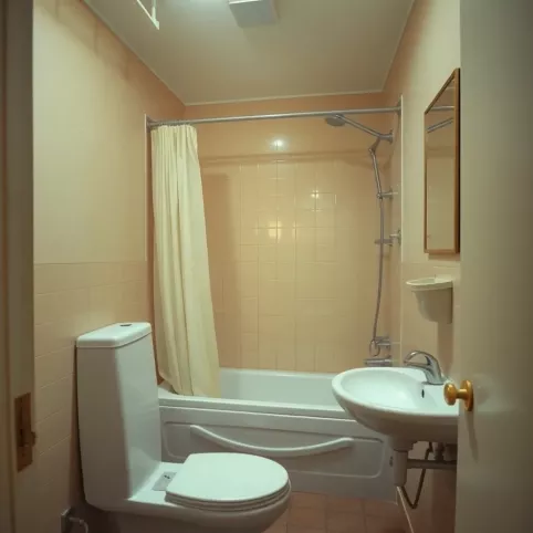 Łazienka w bloku z wielkiej płyty