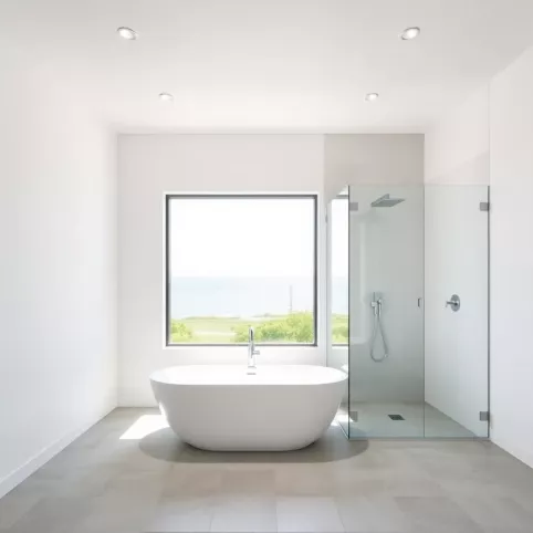 Łazienka z wanną i prysznicem aranżacje