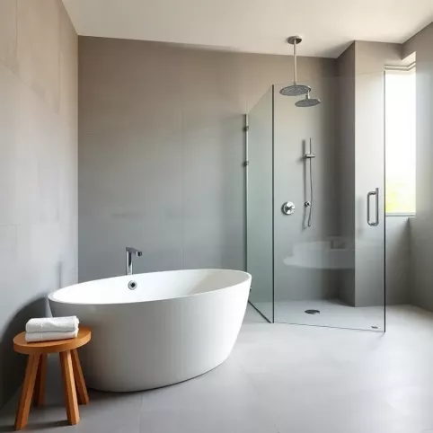 Łazienka z wanną i prysznicem inspiracje