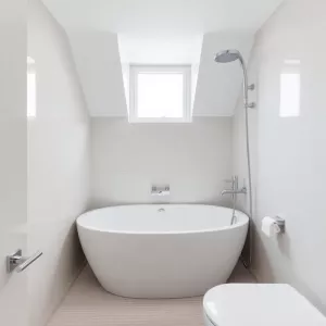 Mała łazienka 3m2 z wanną