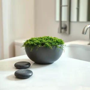 Mech do łazienki w doniczce