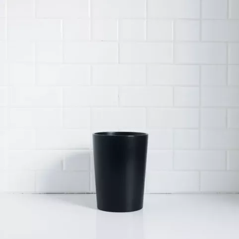 Mini kosz na śmieci do łazienki czarny