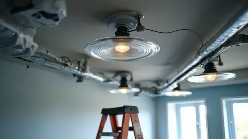 Montaż halogenów w suficie podwieszanym cennik Tychy
