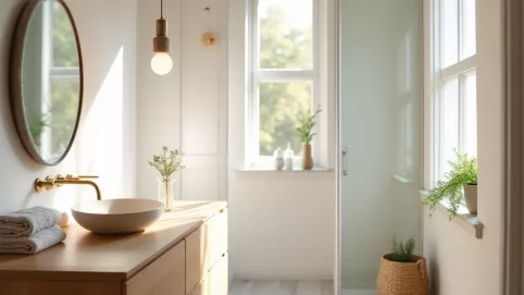 Nowoczesna łazienka w stylu skandynawskim