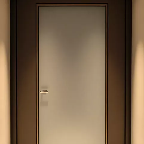 Nowoczesne drzwi do łazienki