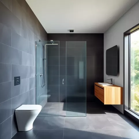 nowoczesne łazienki z prysznicem