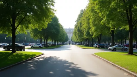 Parking Łazienki Królewskie