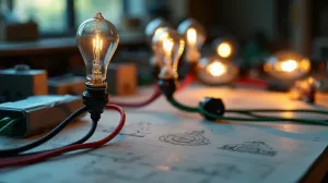 Podłączenie halogenów 230V schemat