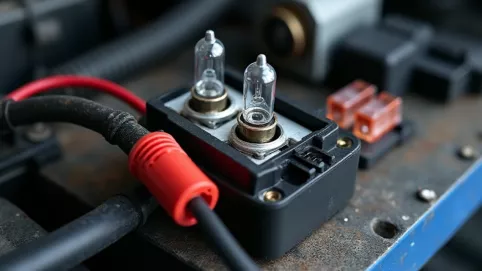 podłączenie halogenów przez przekaźnik