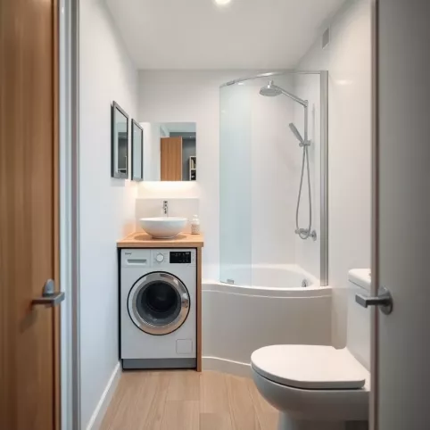 projekt małej łazienki