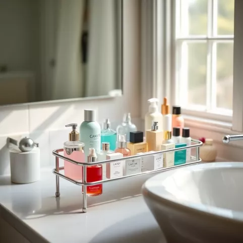 Stojak Do Łazienki Na Kosmetyki