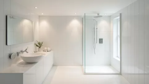 Sufit podwieszany w małej łazience