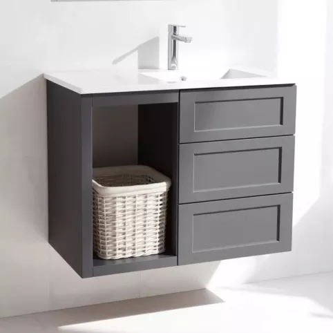 szafka łazienkowa z koszem na pranie