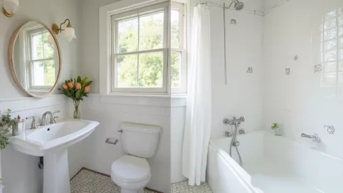 tani sposób na odnowienie łazienki