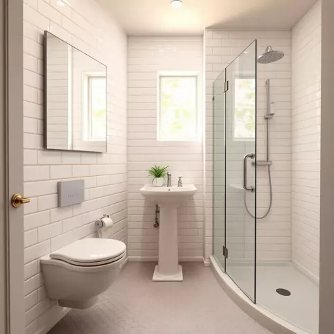 Tania łazienka w dobrym stylu