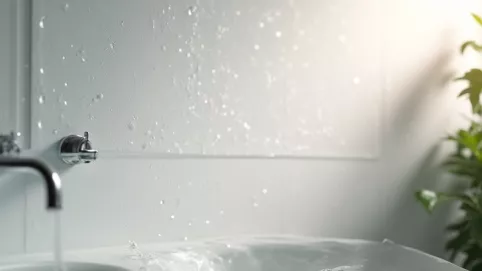 Tapeta z włókna szklanego do łazienki