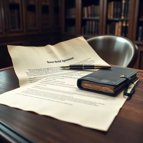 Umowa najmu pokoju z używalnością kuchni i łazienki wzór