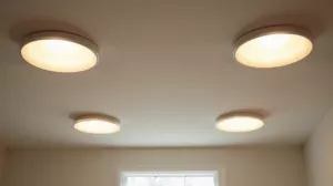 Wysokość halogenów sufitowych