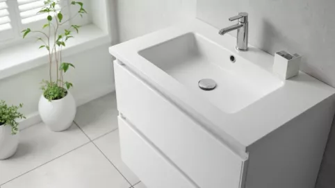 wysokość szafki łazienkowej z umywalką nablatową