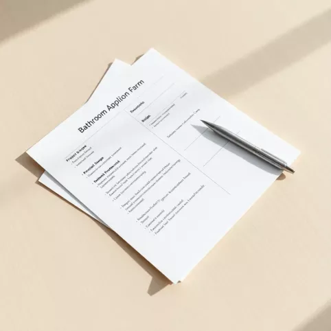 Wzór wniosku o remont łazienki