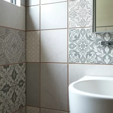 Wzory płytek do łazienki na ścianę